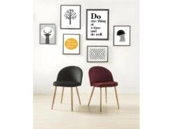 Lot De 2 Chaises LILLY - Velours - Noir 13 Lot De 2 Chaises LILLY - Velours - Noir -Deco.fr Soldes Boutique chaise 331049