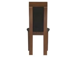 Lot De 6 Chaises BELINDA - Hêtre Et Tissu - Coloris : Noyer Et Anthracite -Deco.fr Soldes Boutique chaise 351183