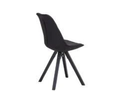 Lot De 6 Chaises Scandinaves ANEYA - Tissu & Pieds Hévéa - Noir 12 Lot De 6 Chaises Scandinaves ANEYA - Tissu & Pieds Hévéa - Noir -Deco.fr Soldes Boutique chaise 364777