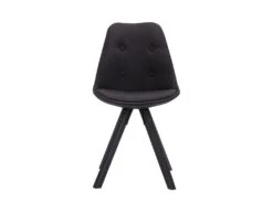 Lot De 6 Chaises Scandinaves ANEYA - Tissu & Pieds Hévéa - Noir 11 Lot De 6 Chaises Scandinaves ANEYA - Tissu & Pieds Hévéa - Noir -Deco.fr Soldes Boutique chaise 364779