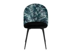Lot De 2 Chaises PALMERA - Tissu Et Métal - Motif Palmier -Deco.fr Soldes Boutique chaise 398609
