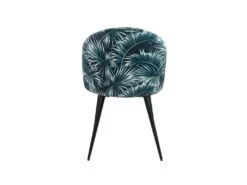 Lot De 2 Chaises PALMERA - Tissu Et Métal - Motif Palmier -Deco.fr Soldes Boutique chaise 398615