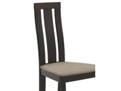 Lot De 4 Chaises DOMINGO - Hêtre Massif Wengé -Deco.fr Soldes Boutique chaise 399703