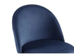 Lot De 2 Chaises - Velours Et Métal Doré - Bleu - MELBOURNE -Deco.fr Soldes Boutique chaise 404419
