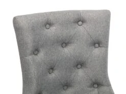 Lot De 2 Chaises JOLIA - Tissu Et Pieds Bois - Gris -Deco.fr Soldes Boutique chaise 427081