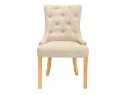 Lot De 6 Chaises JOLIA - Tissu Et Pieds Bois - Beige 9 Lot De 6 Chaises JOLIA - Tissu Et Pieds Bois - Beige -Deco.fr Soldes Boutique chaise 427103