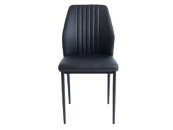 Lot De 2 Chaises KIERA - Simili Et Métal - Noir -Deco.fr Soldes Boutique chaise 448885