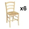 Lot De 6 Chaises PAYSANNE - Hêtre Massif Teinté Naturel, Paille De Riz 13 Lot De 6 Chaises PAYSANNE - Hêtre Massif Teinté Naturel, Paille De Riz -Deco.fr Soldes Boutique chaise 452305