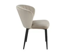 Lot De 2 Chaises CRUSTI - Velours Et Métal - Beige 11 Lot De 2 Chaises CRUSTI - Velours Et Métal - Beige -Deco.fr Soldes Boutique chaise 453053