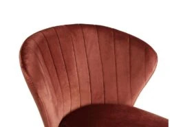 Lot De 2 Chaises CRUSTI - Velours Et Métal - Terracotta -Deco.fr Soldes Boutique chaise 480489