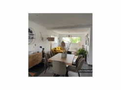 Lot De 2 Chaises ROSARIO - Effet Velours Et Métal Noir - Taupe -Deco.fr Soldes Boutique chaise 500409