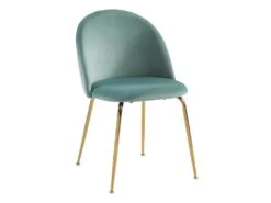 Lot De 2 Chaises - Velours Et Métal Doré - Vert Sauge - MELBOURNE 13 Lot De 2 Chaises - Velours Et Métal Doré - Vert Sauge - MELBOURNE -Deco.fr Soldes Boutique chaise 6602813