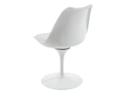 Lot De 2 Chaises En Polypropylène, Tissu Et Métal - Blanc - XAFY -Deco.fr Soldes Boutique chaise 8121113
