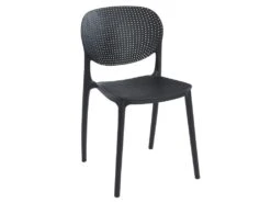 Lot De 2 Chaises Empilables En Polypropylène - Noir - CARETANE 10 Lot De 2 Chaises Empilables En Polypropylène - Noir - CARETANE -Deco.fr Soldes Boutique chaise 8123001