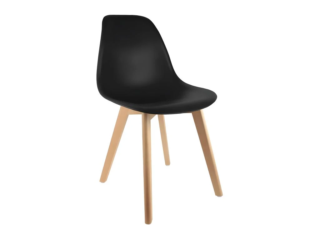 MELYA - Lot De 4 Chaises Scandinaves Noires 3 MELYA - Lot De 4 Chaises Scandinaves Noires – Image 3