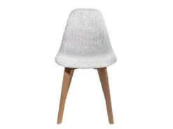 STYGN - Lot De 4 Chaises Avec Maille Grise -Deco.fr Soldes Boutique chaise 8935837