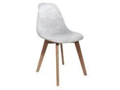 STYGN - Lot De 6 Chaises Avec Maille Grise -Deco.fr Soldes Boutique chaise 8936683