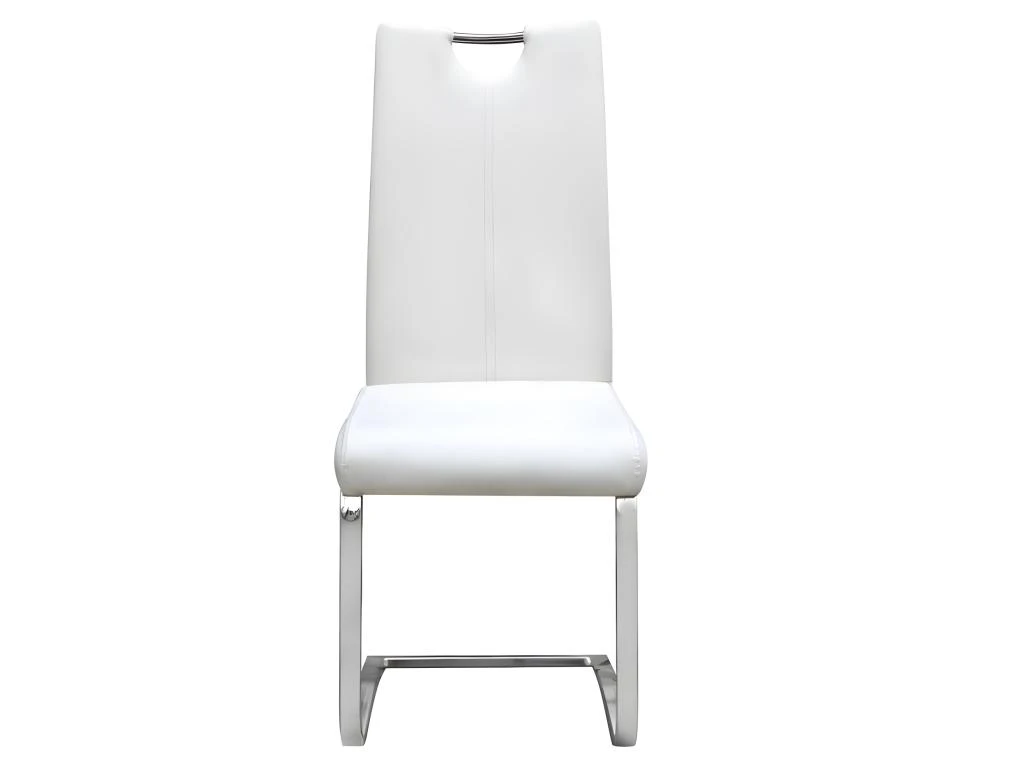Chaises X2 Design SOFI Coloris Blanc Pour Votre Salle à Manger - Lot De 2 2 Chaises X2 Design SOFI Coloris Blanc Pour Votre Salle à Manger - Lot De 2 – Image 2