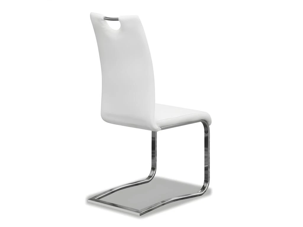 Chaises X2 Design SOFI Coloris Blanc Pour Votre Salle à Manger - Lot De 2 4 Chaises X2 Design SOFI Coloris Blanc Pour Votre Salle à Manger - Lot De 2 – Image 4
