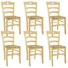 NAPLES - Lot De 6 Chaises Naturelles Et Assises En Paille 15 NAPLES - Lot De 6 Chaises Naturelles Et Assises En Paille -Deco.fr Soldes Boutique chaise 8938669