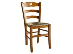 NAPLES - Lot De 2 Chaises Teinté Chêne Et Assises En Paille 3 NAPLES - Lot De 2 Chaises Teinté Chêne Et Assises En Paille -Deco.fr Soldes Boutique chaise 8938709