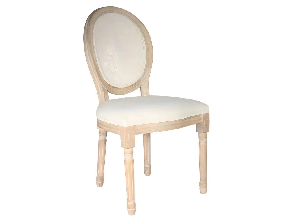 MELINDA - Lot De 4 Chaises Baroques Avec Dossier Canné 2 MELINDA - Lot De 4 Chaises Baroques Avec Dossier Canné – Image 2
