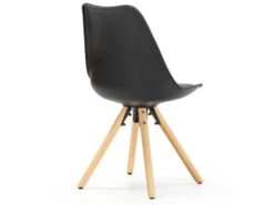 Set De 2 Chaises Salle à Manger Jeff Style Nordique Noir, 54 Cm X 49 Cm X 84 Cm -Deco.fr Soldes Boutique chaise 9179743