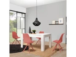 Pack 2 Chaises Salle à Manger Cross Style Nordique Rouge, 54 Cm X 49 Cm X 84 Cm 9 Pack 2 Chaises Salle à Manger Cross Style Nordique Rouge, 54 Cm X 49 Cm X 84 Cm -Deco.fr Soldes Boutique chaise 9180433