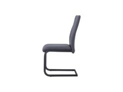 Chaise MORO Design En Métal Et Similicuir Coloris Gris (lot De 4) -Deco.fr Soldes Boutique chaise 9181095