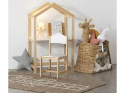 Chaise Enfant Coloris Blanc/naturel - L. 28,5 X P. 29 X H. 59 Cm 7 Chaise Enfant Coloris Blanc/naturel - L. 28,5 X P. 29 X H. 59 Cm -Deco.fr Soldes Boutique chaise 9219733