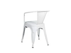 LUCY - Lot De 4 Chaises Métalliques Blanches -Deco.fr Soldes Boutique chaise 9239665