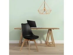 MEDALINE - Lot De 6 Chaises Scandinaves Noires 7 MEDALINE - Lot De 6 Chaises Scandinaves Noires -Deco.fr Soldes Boutique chaise 9243423