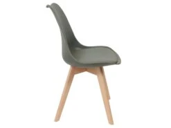 MEDALINE - Lot De 6 Chaises Scandinaves Kaki -Deco.fr Soldes Boutique chaise 9243499