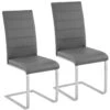 Lot De 2 Chaises De Salle à Manger Salon Cuisine Design Gris 1908015 -Deco.fr Soldes Boutique chaise 9245697