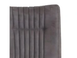 Chaise Velours Taupe Foncé Et Pieds Design En Métal Noir - VIVI -Deco.fr Soldes Boutique chaise 9246019