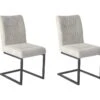 Lot De 2 Chaises Velours Gris Clair Et Pieds Design Métal Noir - VIVI 10 Lot De 2 Chaises Velours Gris Clair Et Pieds Design Métal Noir - VIVI -Deco.fr Soldes Boutique chaise 9246189