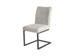 Lot De 2 Chaises Velours Gris Clair Et Pieds Design Métal Noir - VIVI 7 Lot De 2 Chaises Velours Gris Clair Et Pieds Design Métal Noir - VIVI -Deco.fr Soldes Boutique chaise 9246193