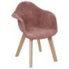 Chaise à Accoudoirs Pour Enfant En Velours Rose Côtelé H 56 Cm -Deco.fr Soldes Boutique chaise 9249689
