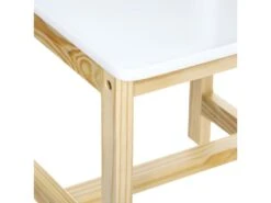 Chaise Pour Enfant En Bois Blanc Et Naturel H 59 Cm 3 Chaise Pour Enfant En Bois Blanc Et Naturel H 59 Cm -Deco.fr Soldes Boutique chaise 9280135