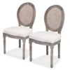 Lot De Deux Chaises De Salle à Manger Lin Et Rotin Gris 1902210 8 Lot De Deux Chaises De Salle à Manger Lin Et Rotin Gris 1902210 -Deco.fr Soldes Boutique chaise 9322197