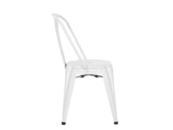 KAYELLES Lot De 2 Chaises Bistrot Chaise Metal Industriel BROOK (blanc) -Deco.fr Soldes Boutique chaise 9522863
