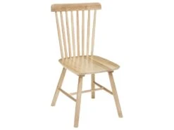 Chaise De Table En Bois D'Hévéa H 87 Cm