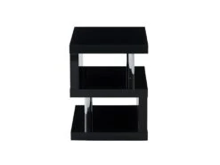 Table D'appoint LYLIA II - MDF Laqué - Avec LEDs - Noir 8 Table D'appoint LYLIA II - MDF Laqué - Avec LEDs - Noir -Deco.fr Soldes Boutique chevet 399549