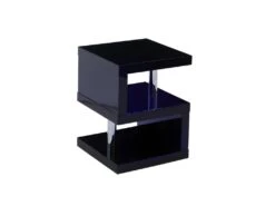 Table D'appoint LYLIA II - MDF Laqué - Avec LEDs - Noir 7 Table D'appoint LYLIA II - MDF Laqué - Avec LEDs - Noir -Deco.fr Soldes Boutique chevet 399551
