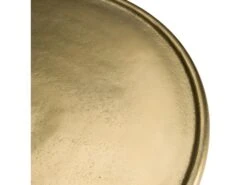 JONAS - Table D'appoint Ronde 43x43cm Aluminium Doré Piètement Graphique -Deco.fr Soldes Boutique console 14654261