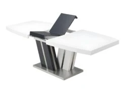 Ensemble Table NOAMI + 4 Chaises TWIZY - Blanc Et Gris 12 Ensemble Table NOAMI + 4 Chaises TWIZY - Blanc Et Gris -Deco.fr Soldes Boutique ensemble table chaises 430785