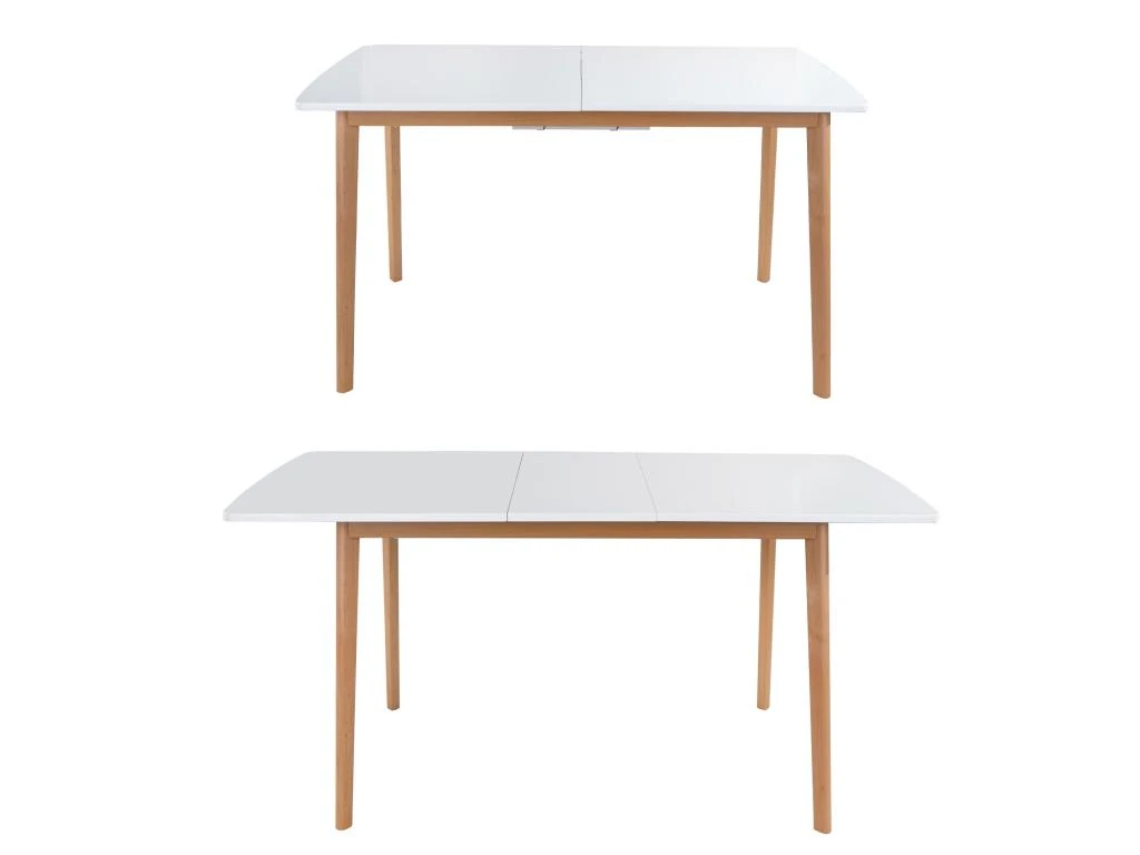 Ensemble Table Extensible 120/160cm HELGA Et 4 Chaises NORA Blanc - HAPPY GARDEN 3 Ensemble Table Extensible 120/160cm HELGA Et 4 Chaises NORA Blanc - HAPPY GARDEN – Image 3