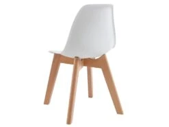 Ensemble Table Enfant LOULOUNE + 2 Chaises LILINOU - Naturel Et Blanc -Deco.fr Soldes Boutique ensemble table et chaise 13538873