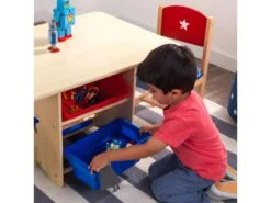 Table, Chaises Et Bac Rangement Enfant En Bois Etoile 13 Table, Chaises Et Bac Rangement Enfant En Bois Etoile -Deco.fr Soldes Boutique ensemble table et chaise 17709019