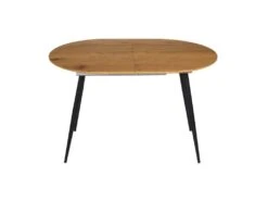 TENSO - Pack Table Allongeable Effet Bois + 4 Fauteuils Velours Côtelé Gris Konae -Deco.fr Soldes Boutique ensemble table et chaise 19126425